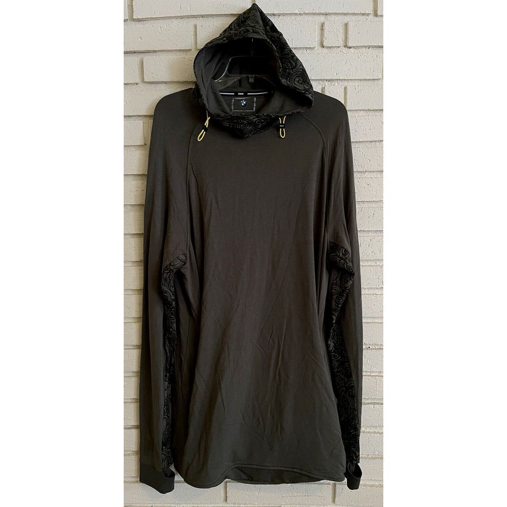 BMW Active Men's/Women's Long Riding‎ Hoodie Olive Green Size XL